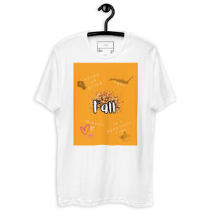 Kurzärmeliges T-Shirt Design Herbst